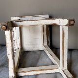 Old patinated workshop stool