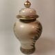 Superbe Vase Pot à Gingembre en Porcelaine Japonaise Satsuma Famille Shimazu motifs Iris Doré