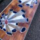Vintage ceramic coffee table 60s