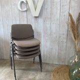 Series of 4 chairs by Piretti Giancarlo, Castelli