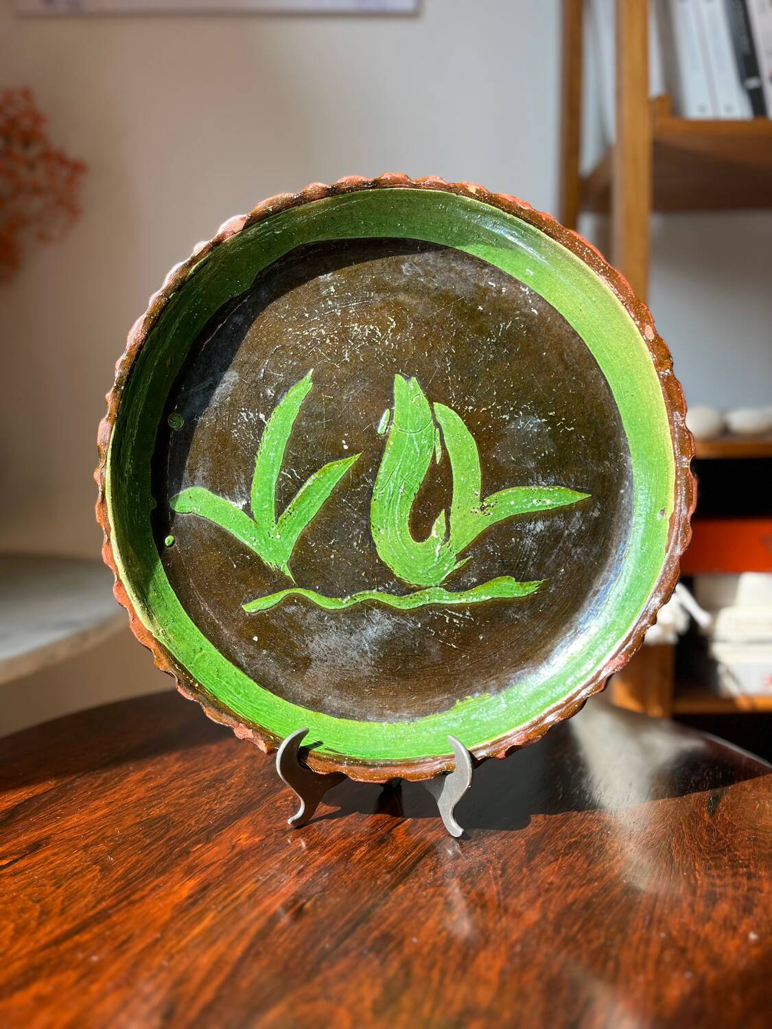 Mexico. Ceramic dish from Patamban