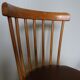 2 chairs bistro Baumann model 740 wood and skaï Scandinavian style