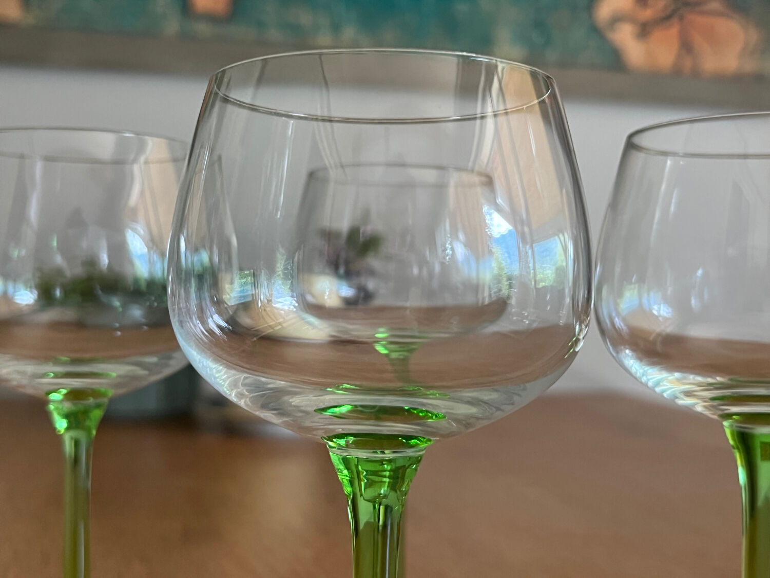 Alsatian wine glasses