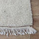 Handmade wool Berber rug 157 X 97 CM