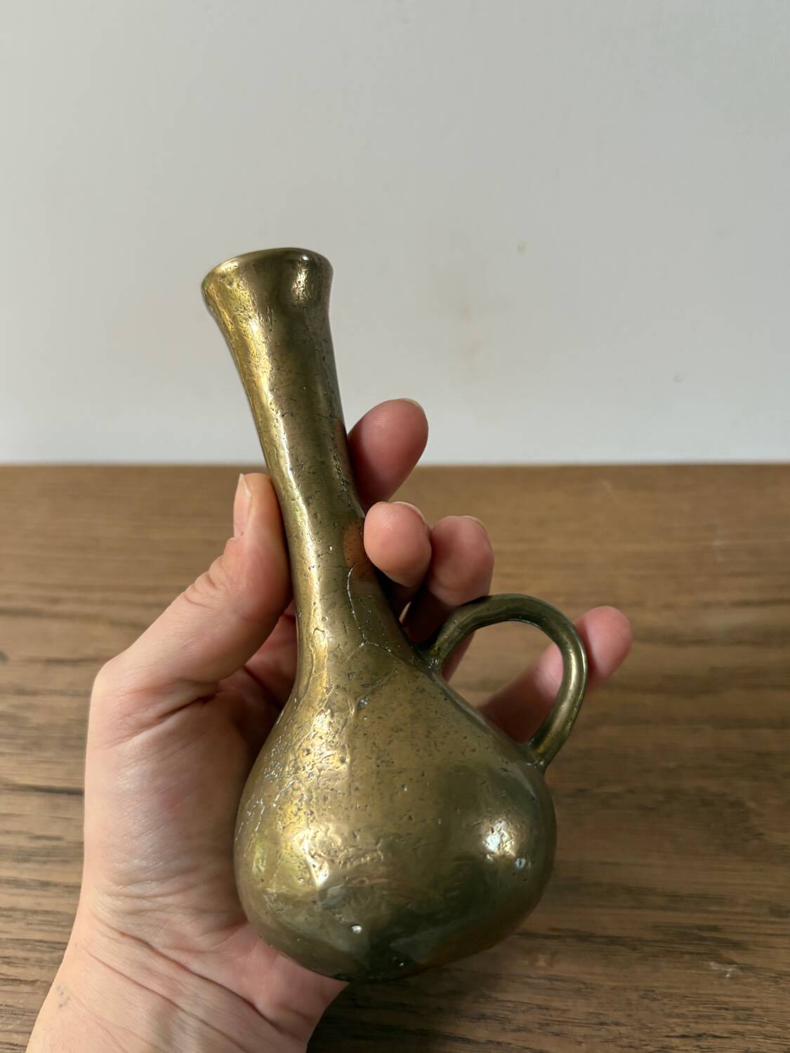 Vintage brass vase