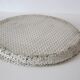 Round Mathieu Mategot tray in perforated metal, 1950, vintage
