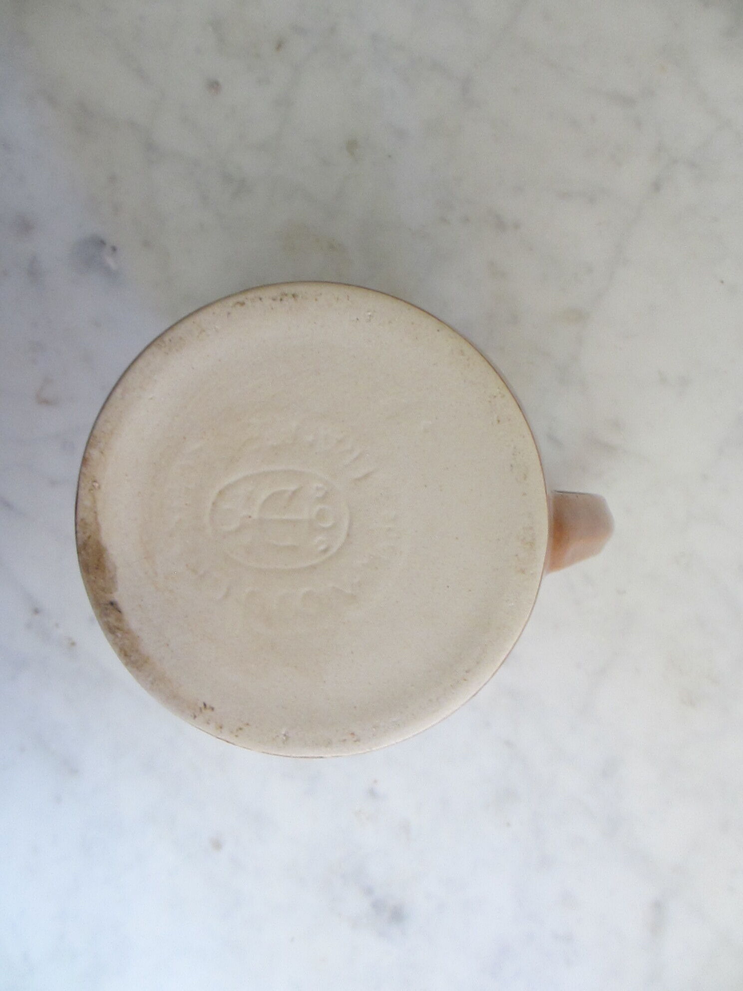 Ceramic pitcher from the Digoin factory.