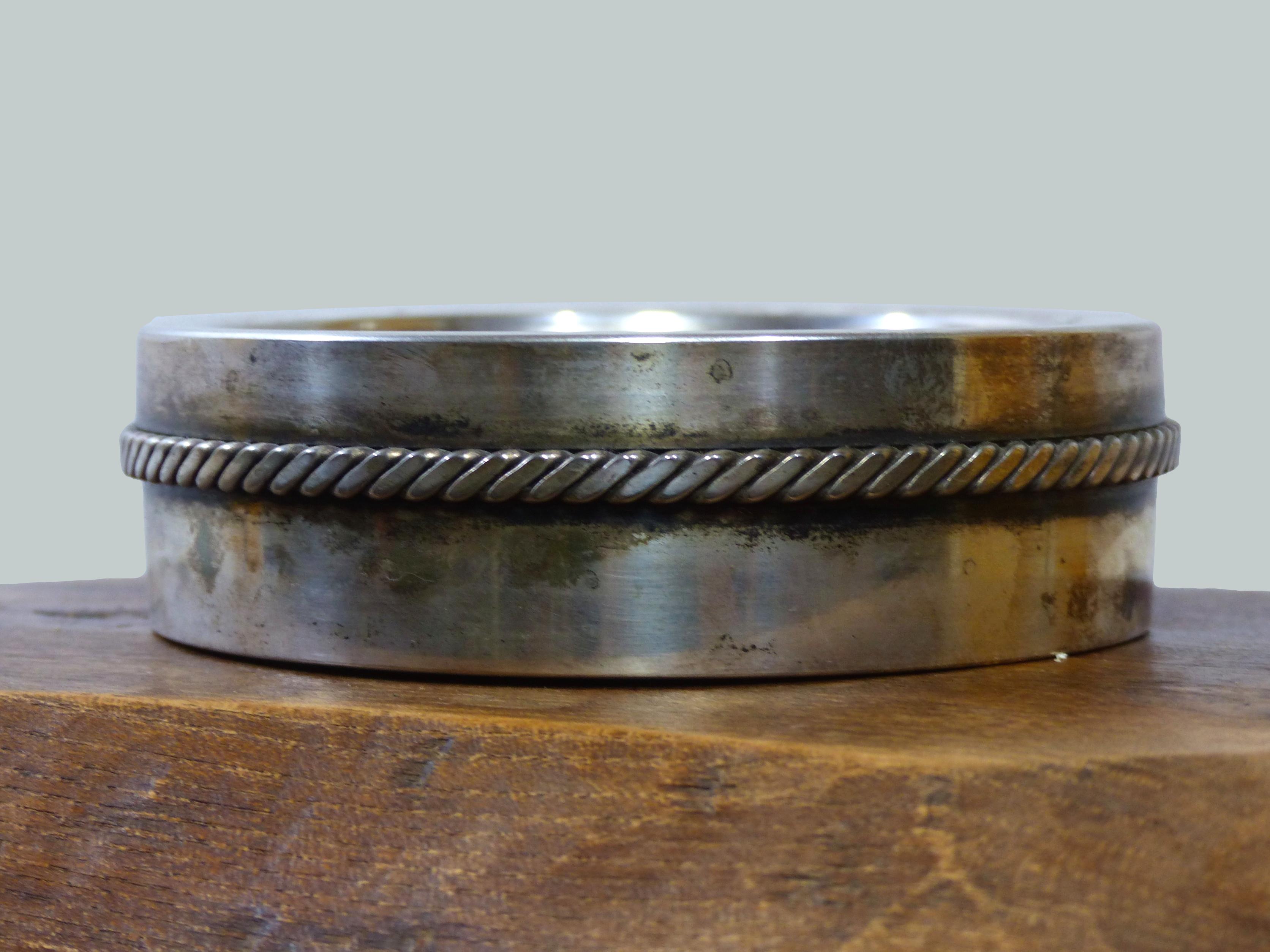 Empty pocket in metal agenté gourmette