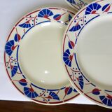 6 flat plates of Badonviller model Mousmee