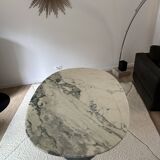 Vintage marble table with tulip base