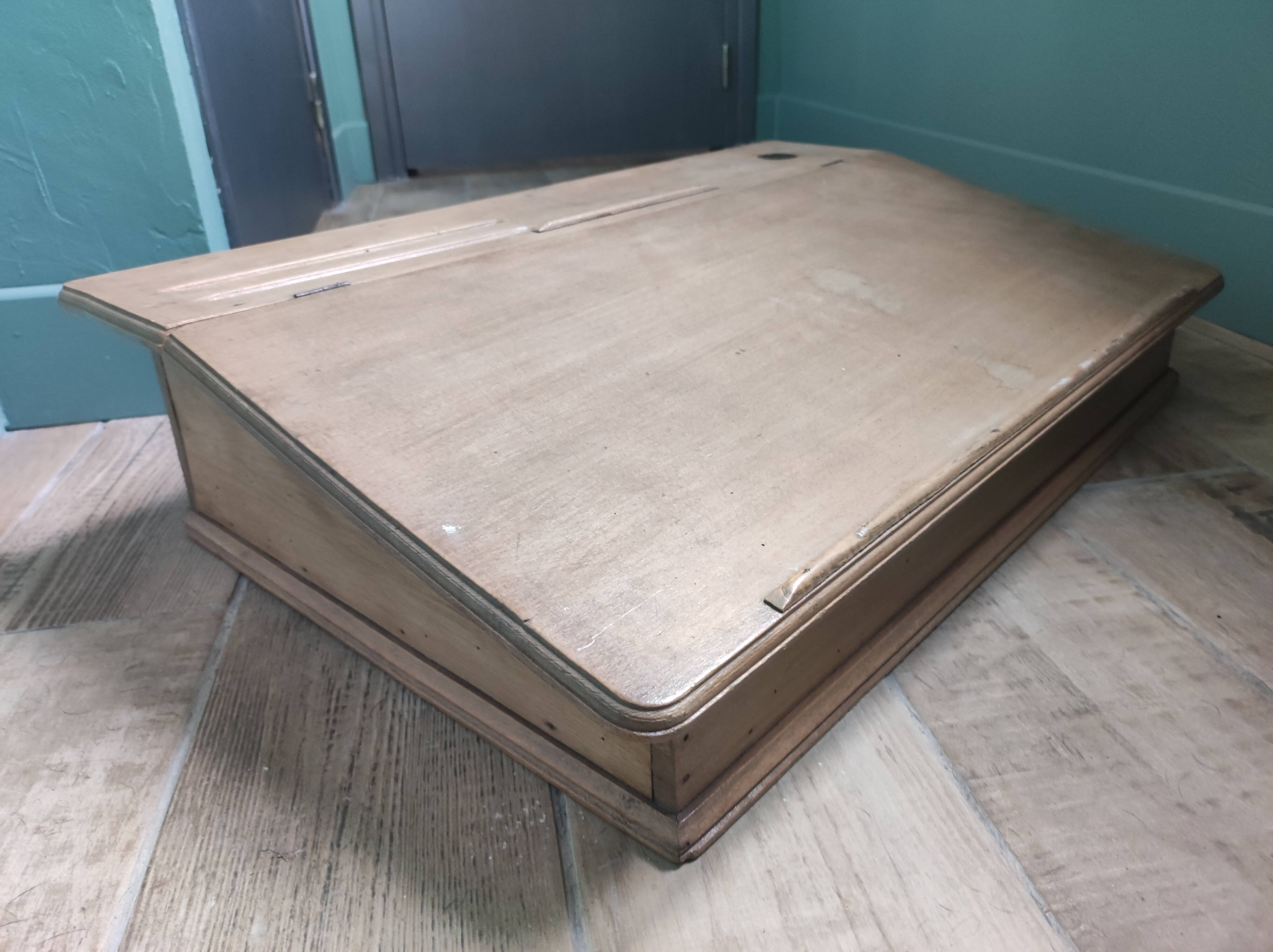 Vintage wood desk office writer