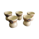 Lot de 5 coquetiers anciens en faience