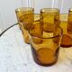 set of 9 bubbled glass water glasses from Biot 70s