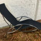 Fauteuil lounge à bascule dès années 70-80