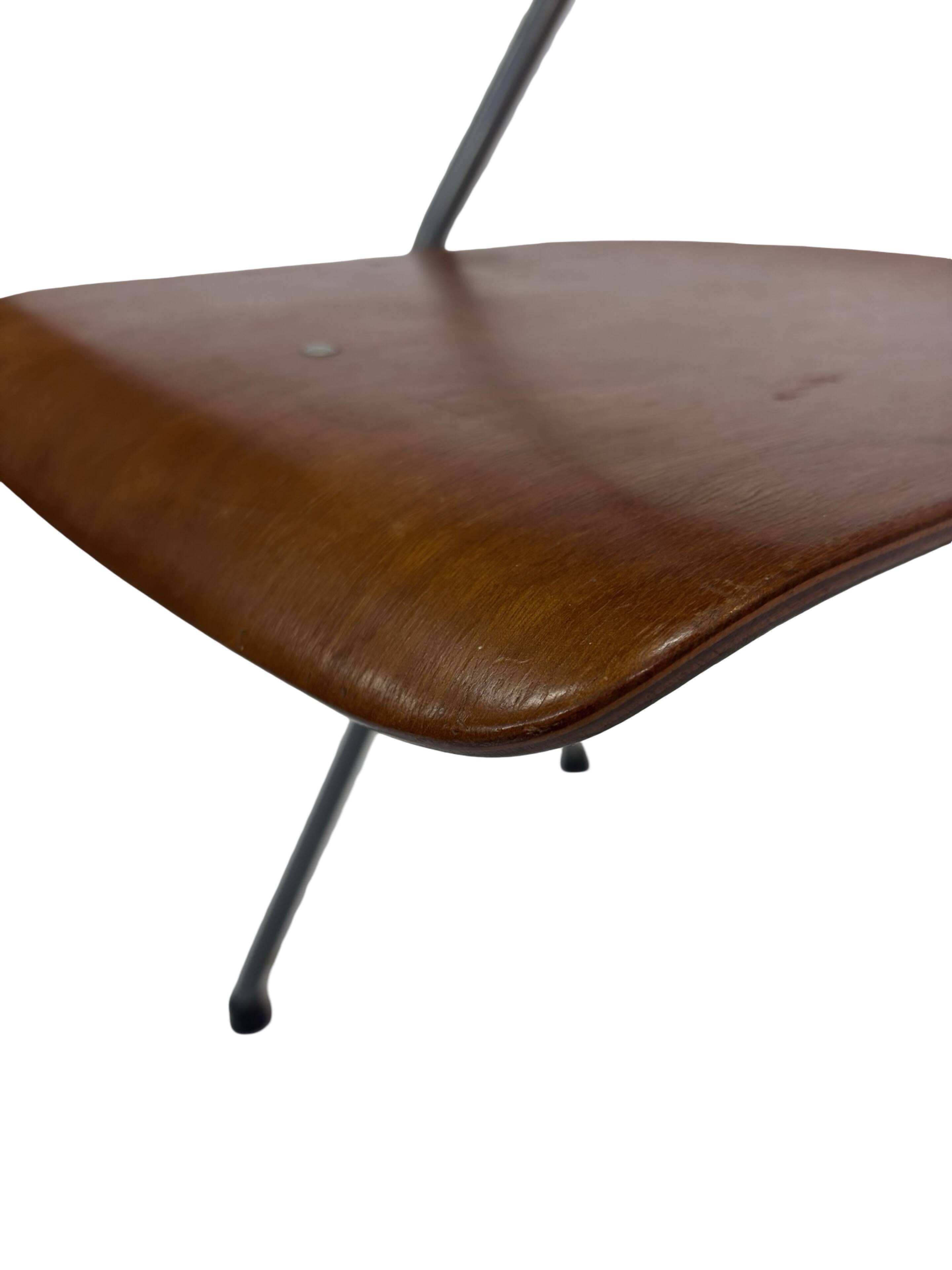 Vintage chair by Ahrend Cirkel 1960s minimalist Dutch design
