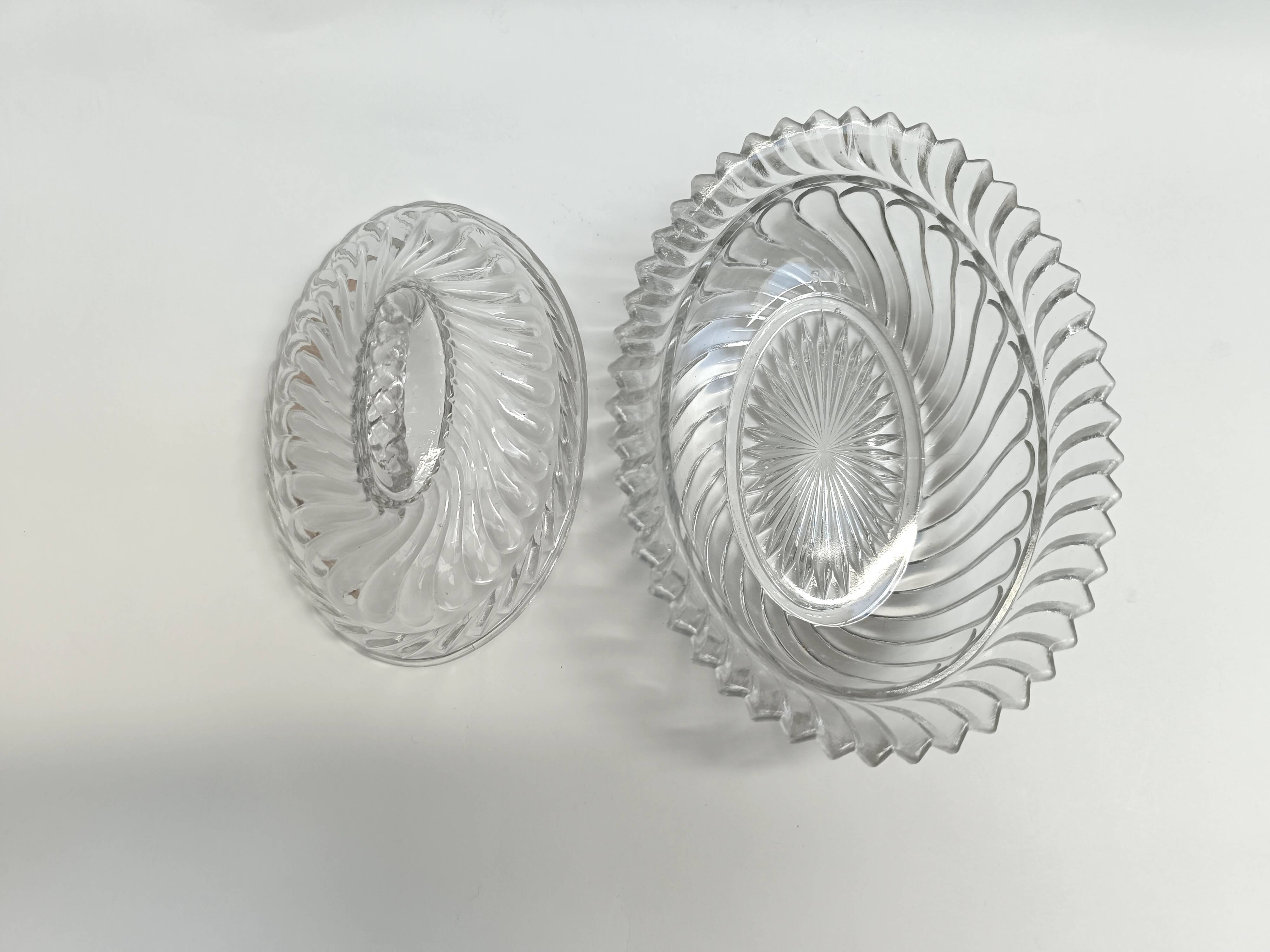 SV glass butter dish