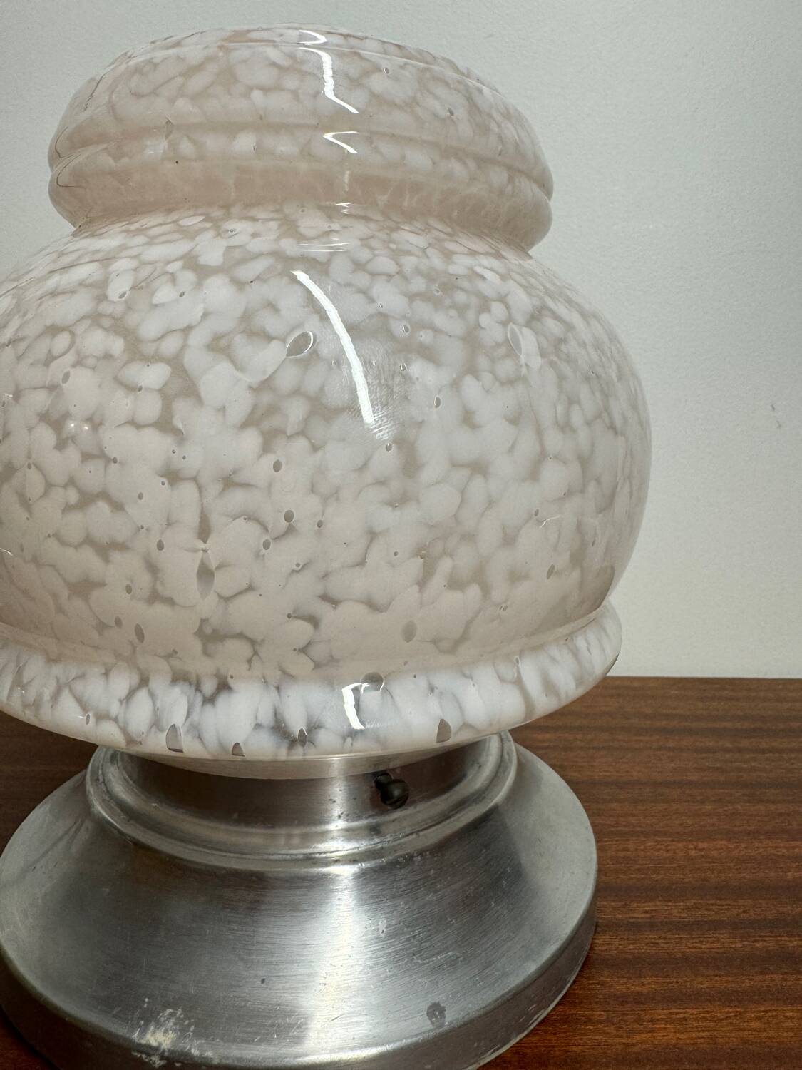 Plafonnier ou lampe verre de Clichy Art Déco