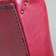 Fauteuil vintage en skaï rouge
