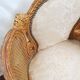Paire de fauteuils corbeille
