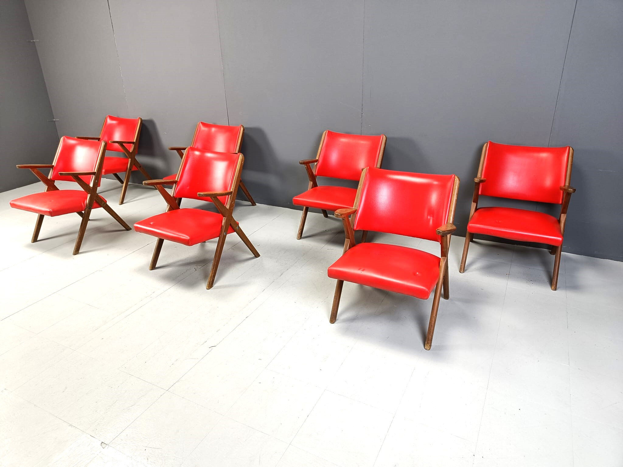 Fauteuils des années 60 par Dal Vera, ensemble de 2