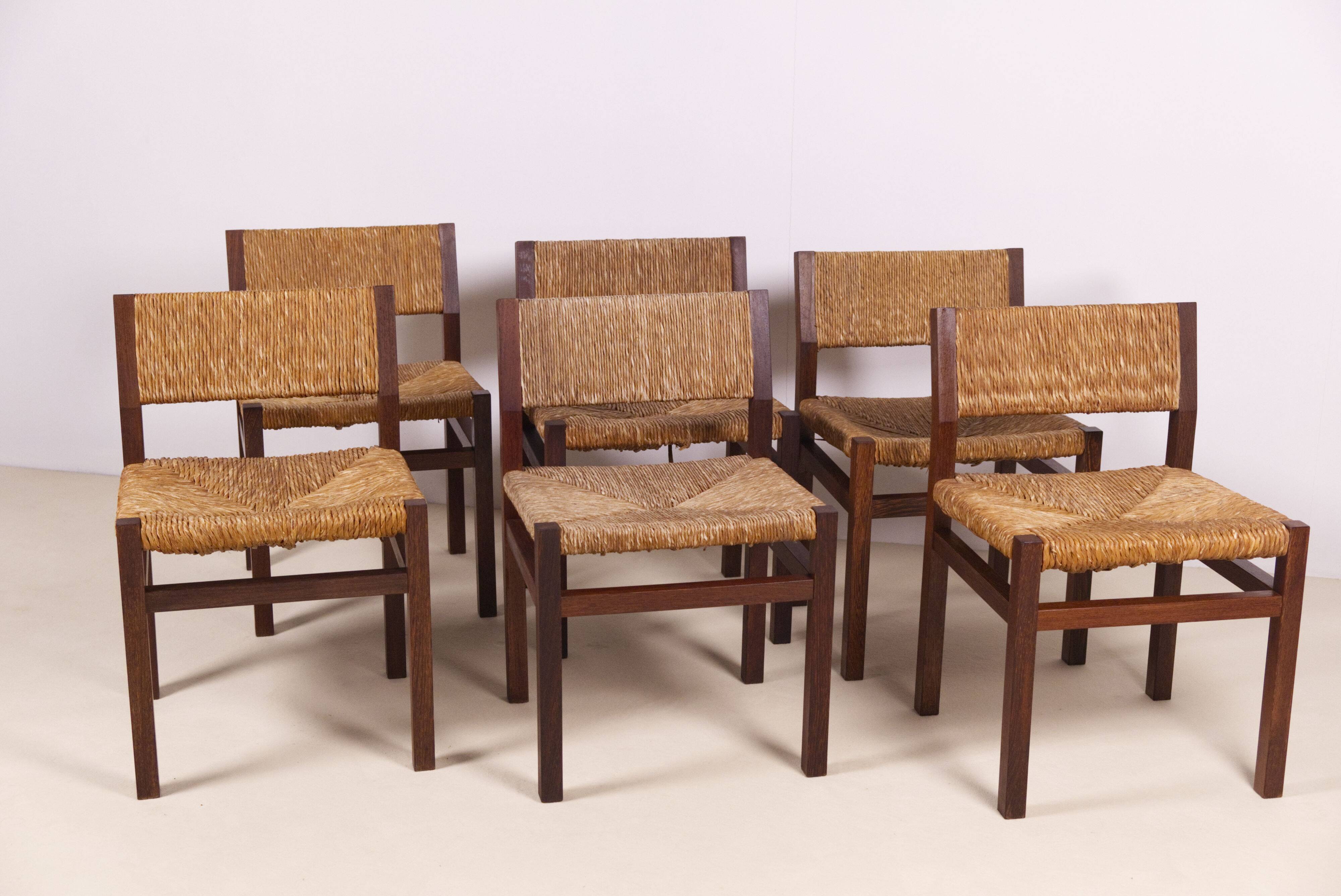 Set of 6 'SE82' dining chairs by Martin Visser for Spectrum, 1960s