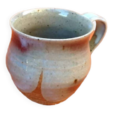 Mug with handle Enameled ceramic Signature Daniel
