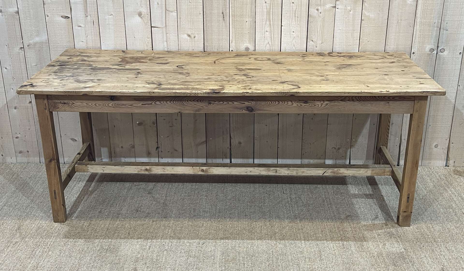 Early XXth fir farmhouse table