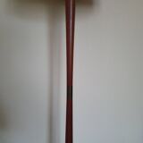 Scandinavian diabolo teak floor lamp
