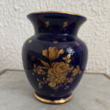 Midnight blue vase Gien