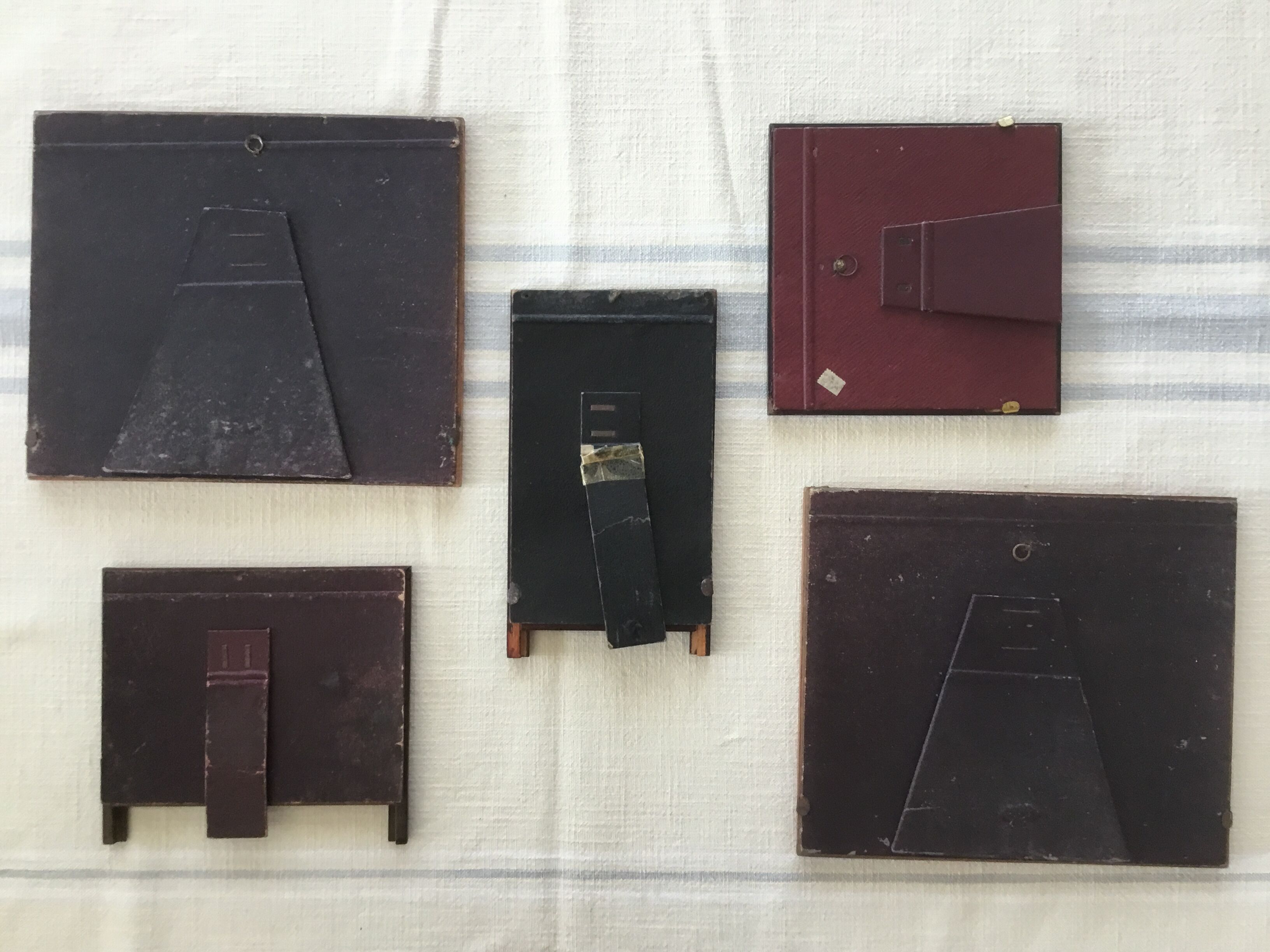 Lot de 5 cadres vintage