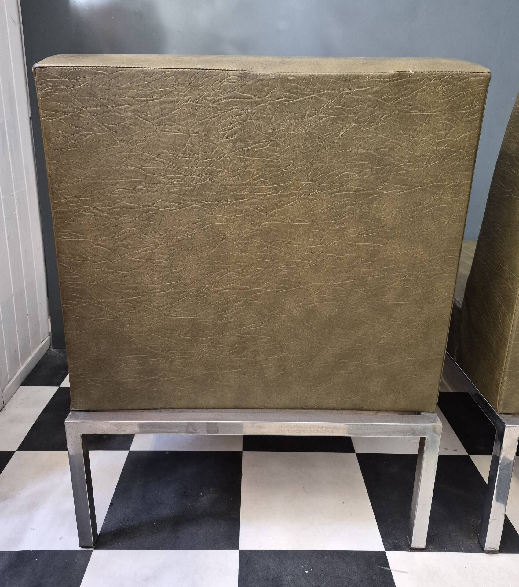 Ensemble suite de 3 chauffeuses fauteuils Vintage