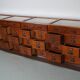 Large Pitch Pine Jewelry Counter/Cabinet, Paris, France, 1930s