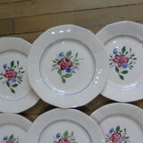 6 plates plates Sigoin Sarreguemines