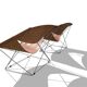 Pair of F675 armchairs by Pierre Paulin for Artifort in leather