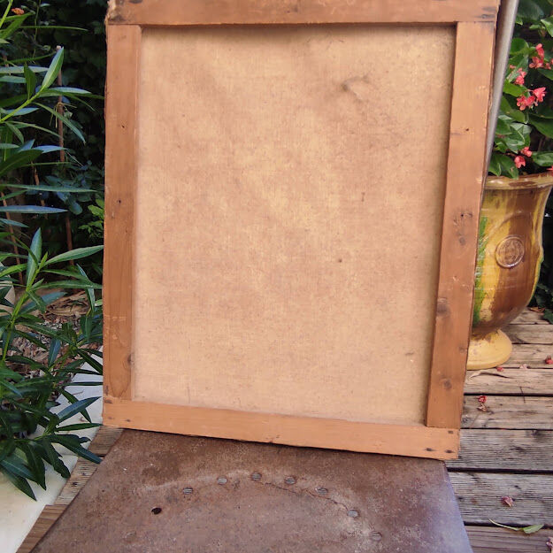 Painting Old bouquet of roses and carnations 1900