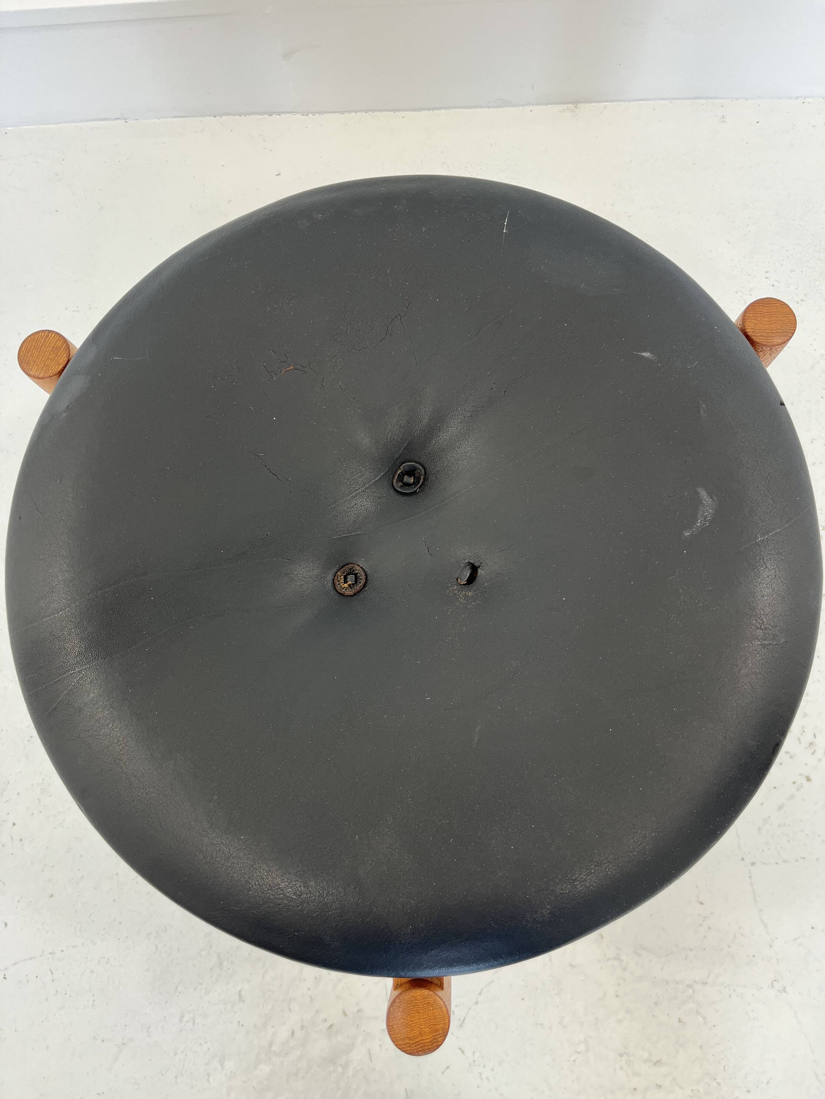 Swedish Stool by Uno & Östen Kristiansson for Luxus, 1950s