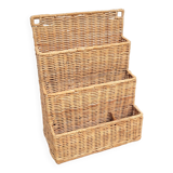 Rattan mail holder