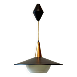 Adjustable Pendant Lamp, Denmark, 1970s, Mid-C, Vintage