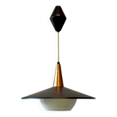Adjustable Pendant Lamp, Denmark, 1970s, Mid-C, Vintage
