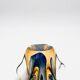 Murano Sommerso Vase Sculpture Chambord Model Blue Amber 26cm