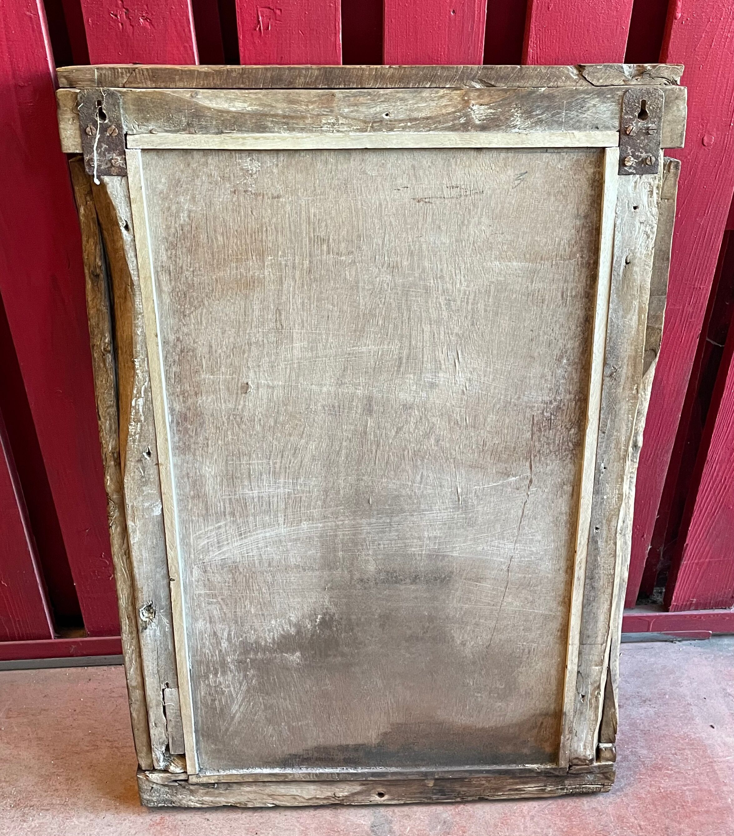 Miroir en bois de Teck 18éme, Inde Rajasthan