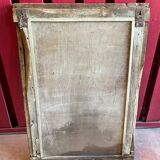 Miroir en bois de Teck 18éme, Inde Rajasthan