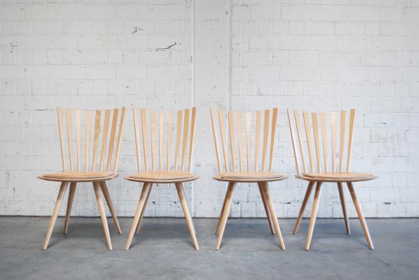 Lot de 4 chaises de salon mikado par Foersom & Hiort-Lorenzen pour Fredericia, 1999
