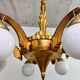 Grands lustres art déco dans le style de Dagobert Peche