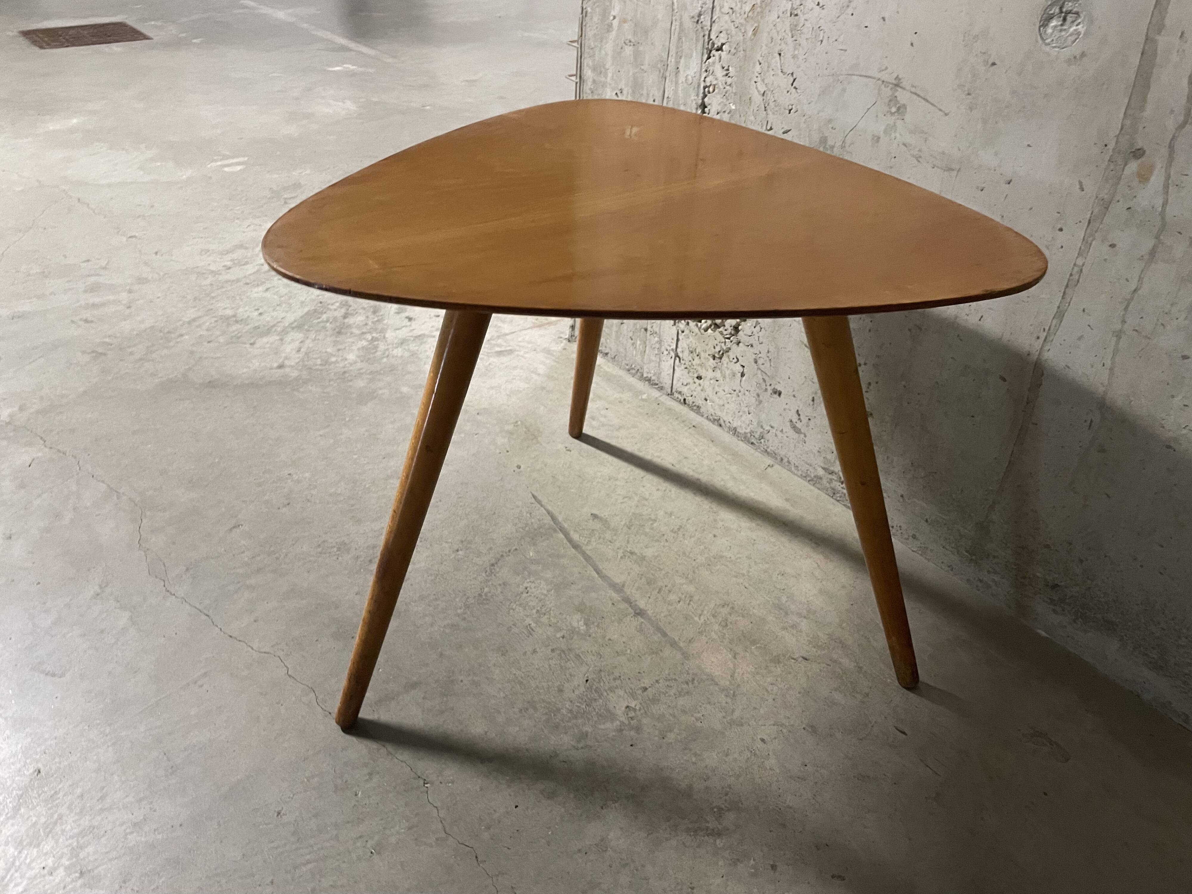 1960s tripod coffee table