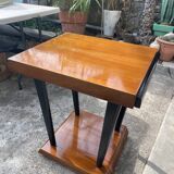 Side table, art, decoration on casters
