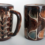 Pair of mugs from J-C Malarmey
