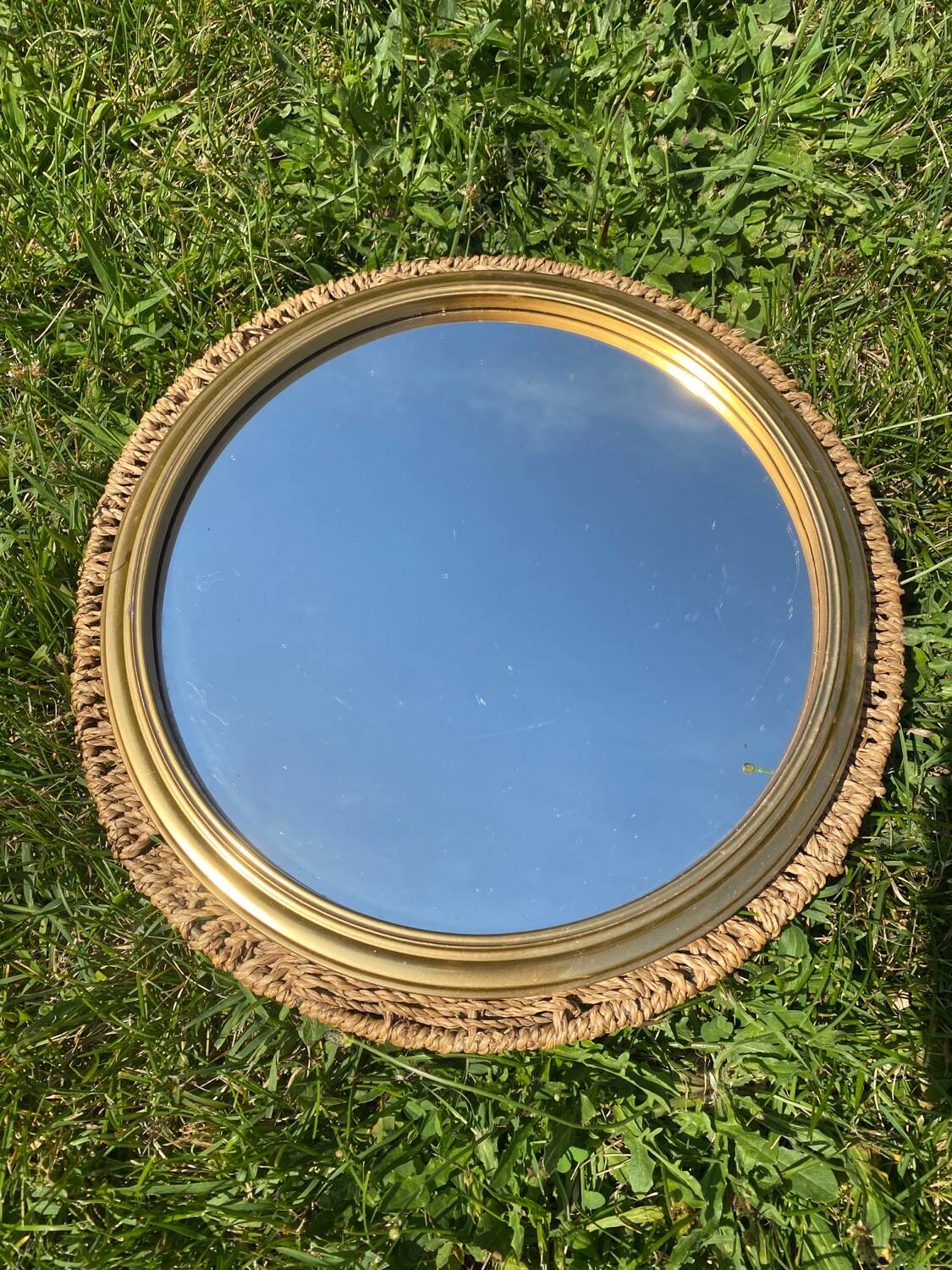 Plateau miroir art déco