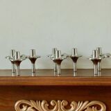 Trio of 1960s vintage candle holder by Stoff Nagel