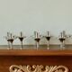 Trio of 1960s vintage candle holder by Stoff Nagel